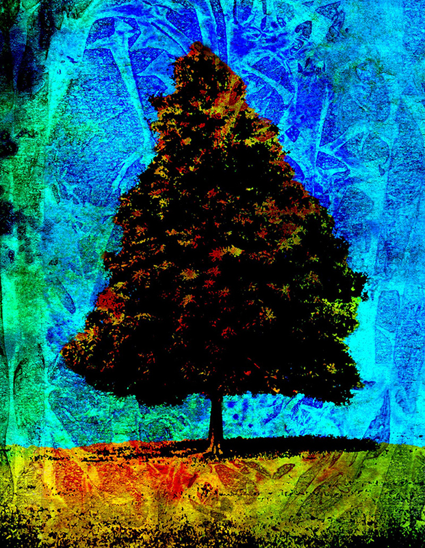 Tree with textures